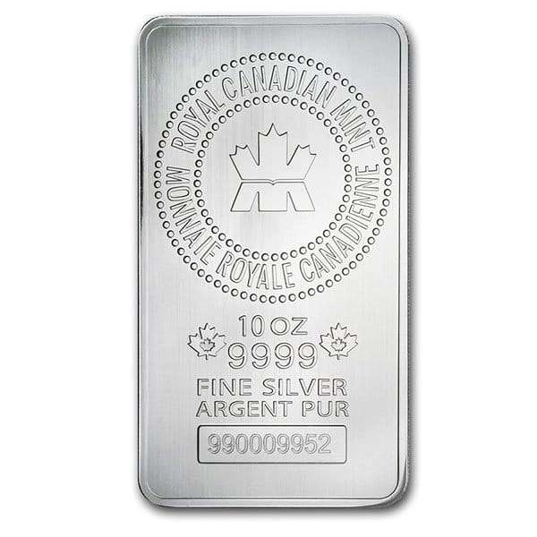 10 oz Silver Bar (Type Varies)