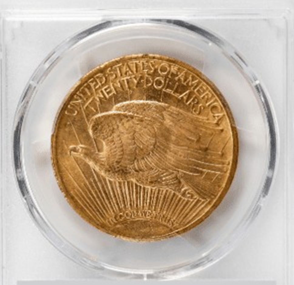 1923 $20 Saint-Gaudens Gold Double Eagle (PCGS MS63)