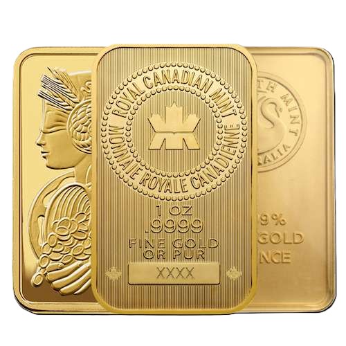 1oz Gold Bar (type varies)