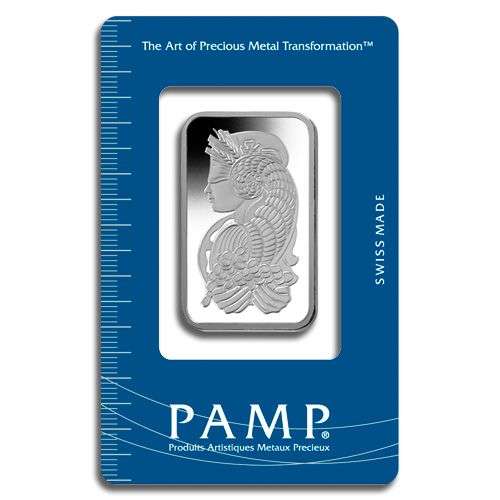 1 oz Platinum Bar (Type Varies)