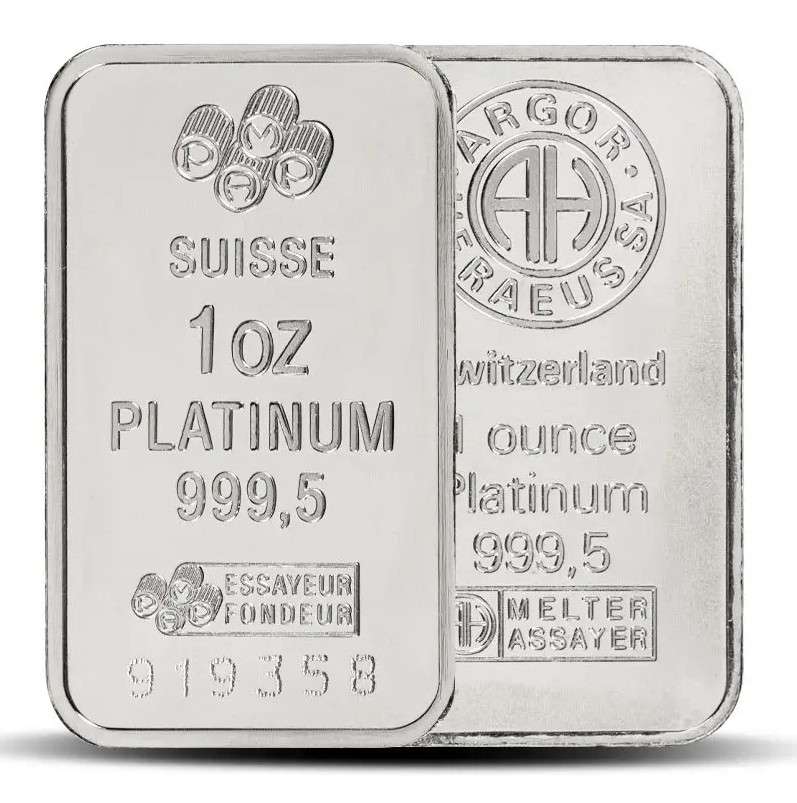 1 oz Platinum Bar (Type Varies)