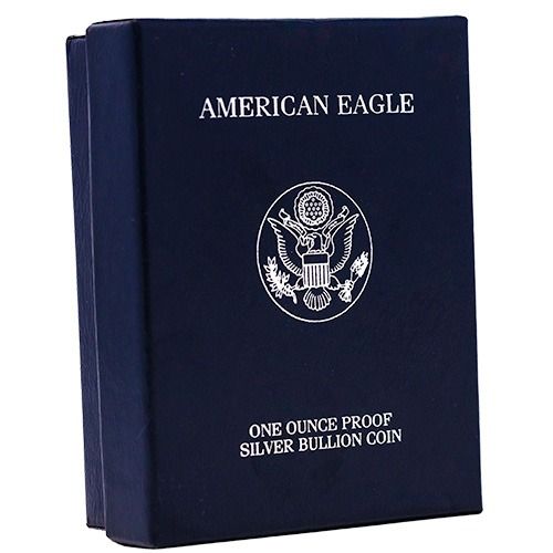 2002 1 oz Proof Silver American Eagle (w/Box & COA)